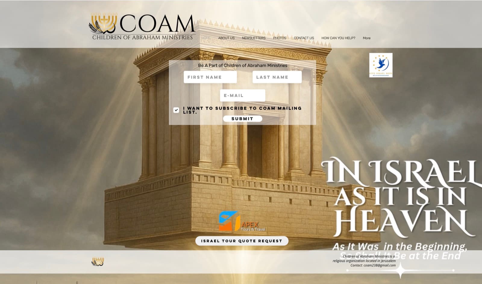 COAM — Before — 1 of 7
